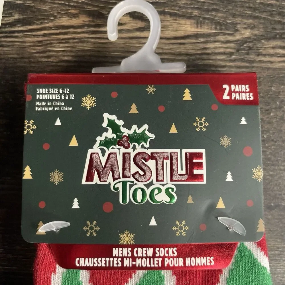 Lot Of Men’s Christmas Socks Funny Naughty & Nice, Elfed Up, Ho Ho Hold My Beer